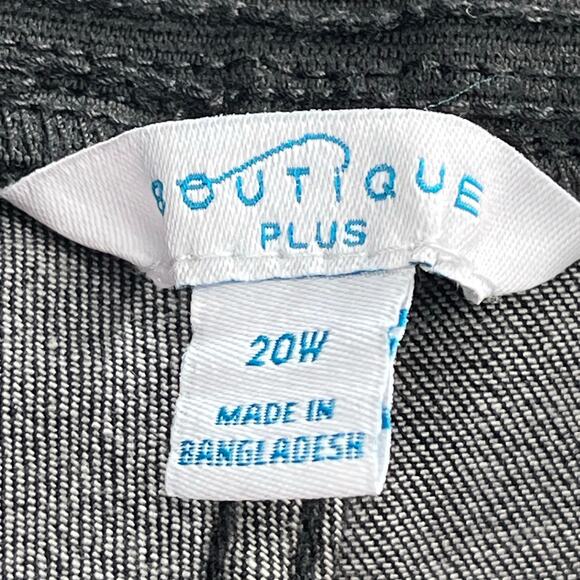 Boutique Plus Black Secretly Sculpting Pull On Skinny Leg Jegging Plus Size 20W - Picture 6 of 10